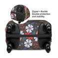 thumbnail image 4 of Xecao Colorful Flowers with Butterfly print Elastic Luggage Cover, with double-sided print , is perfect for travel, business, and daily use, 4 of 9