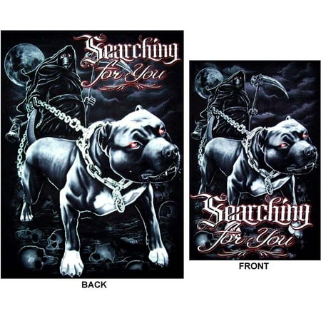 Searching for You Pitbull Grim Ripper Shirts Black T-Shirts (Best Way To Starch A Shirt)