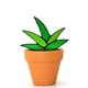 thumbnail image 2 of Cactus acrílicos, suculentas, plantas artificiales para decoración | Adorno de plantas en maceta simuladas | Decoración tropical para ventanas y balcones, 2 of 5