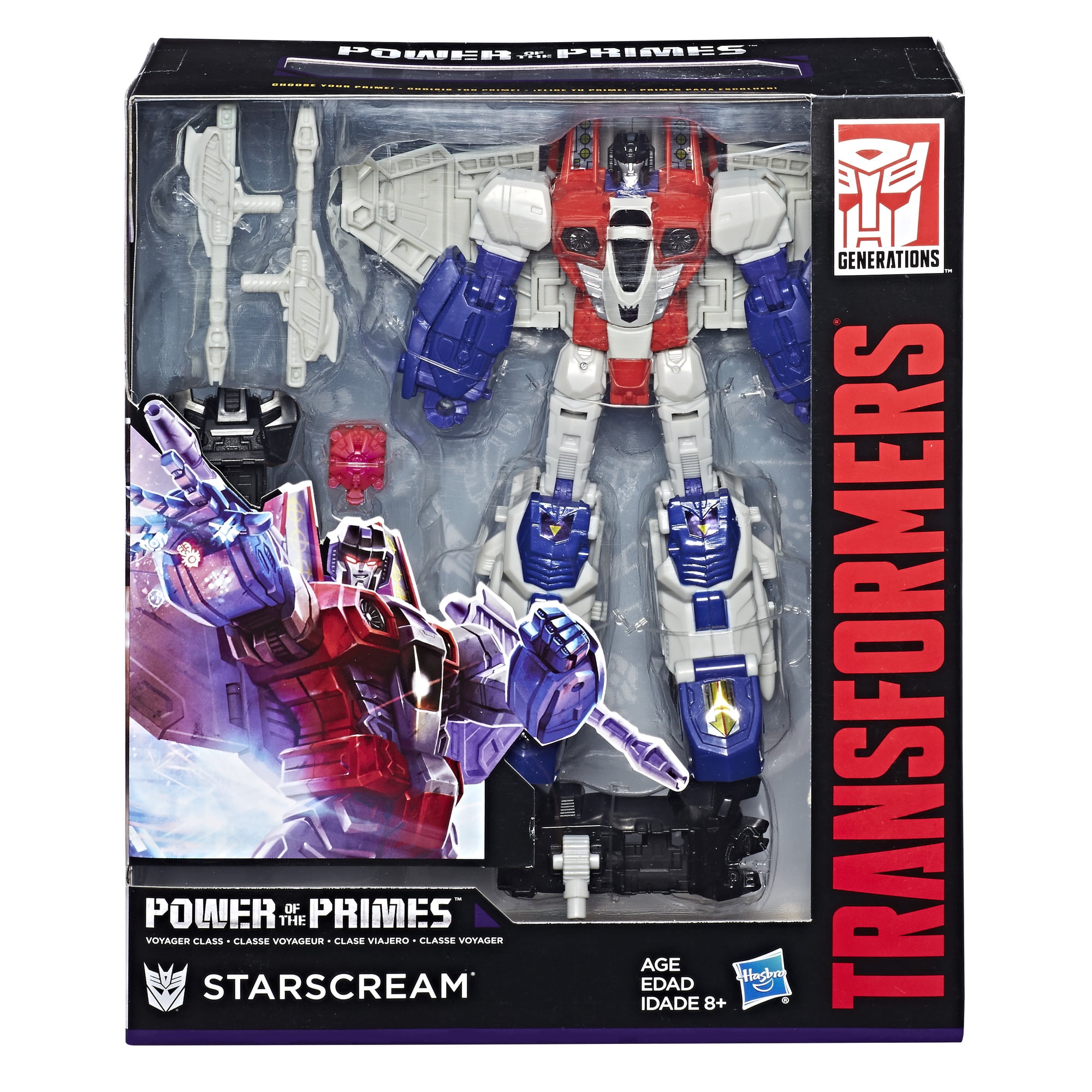 Transformers Generations Power of the Primes Voyager Class Starscream