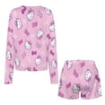 thumbnail image 5 of Hello Kitty Women Pajamas Set Loungewear Sleepwear 2 Piece PJ Sets, 5 of 7