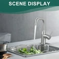 thumbnail image 2 of WOWOW Single-Handle Bar Faucet Deckplate Not Included in Brushed Nickel, 2 of 7