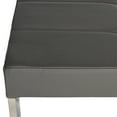 thumbnail image 4 of SAFAVIEH Marc Modern Glam Upholstered Rectangular Bench, Grey/Chrome, 4 of 5