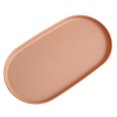 thumbnail image 2 of Plateau de Service Ovale Inodore Épaissi Réutilisable Plat de Service Moderne pour Fête Dessert Fruit Collation Corail Rose, 2 of 10