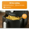 thumbnail image 4 of Toastmaster 2.6Qt Air Fryer (2.46 liter), Black, 4 of 6