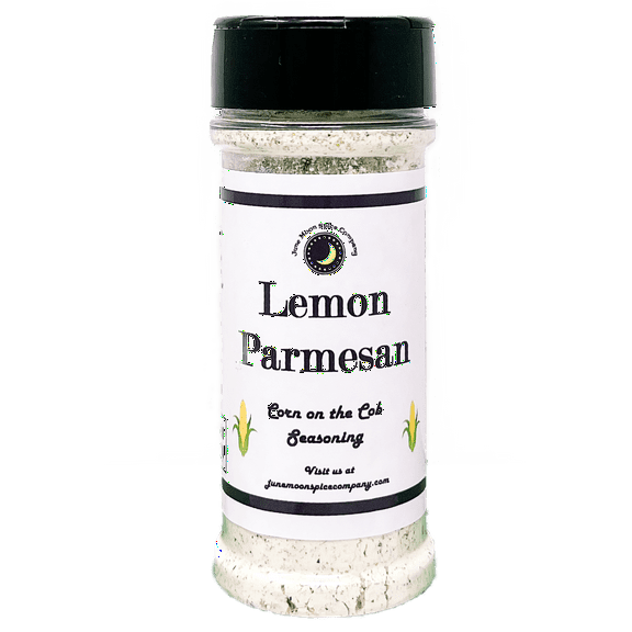 Lemon Parmesan Corn on the Cob Seasoning | Premium | Large Shaker | Crafted in Small Batches by June Moon Spice Company