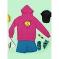 thumbnail image 3 of Cat Face Doodle Hoodie Juniors -Image by Shutterstock,  Medium, 3 of 4