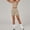 Brown, variant on SKQIT Workout Sets for Women 2 Piece Seamless Halter Sports Bra Scrunch Butt Impact Shorts Gym Yoga Outfits