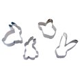 thumbnail image 3 of EUDIDV Baking Biscuit Molds 4pcs Stainless Steel Cookie Cutter Biscuits Easter Rabbit Bake Fondant Mould Biscuit Mold Shape, 3 of 6