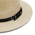 thumbnail image 5 of POIUYTR Panama Hat Sun Hats for Men Fedora Straw Beach Hat Classic Straw Boater Hat with Drawstring, 5 of 5