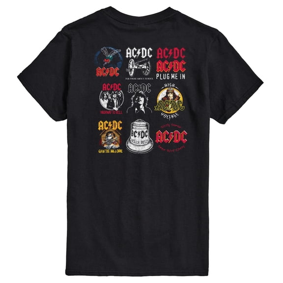 ACDC - Logo Grid - Men's Short Sleeve Graphic T-Shirt