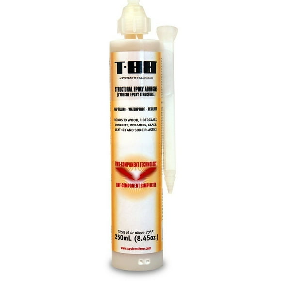 System Three 1100K91 T-88 U-TAH Cartouche (Comprend 1 Embout), 8,4 oz. Bouteille, Ambre