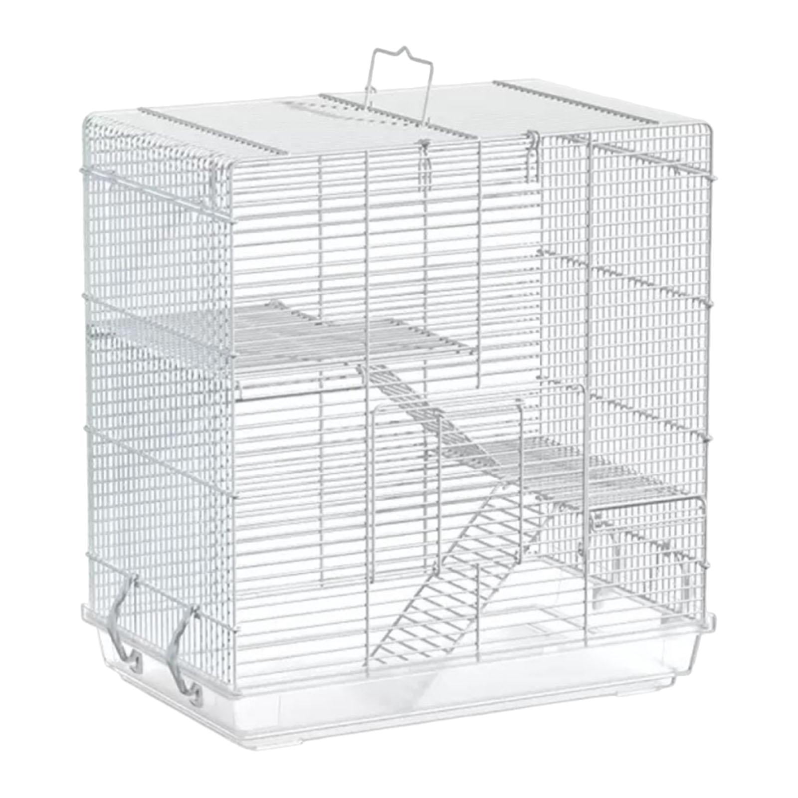Serenable Bird Cage with Removable Bottom Tray with Handle Pet Supplies Birdcage Parrot Cage for Parakeet Small Conure Finches Ringneck