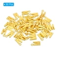 thumbnail image 3 of Colgantes de letras, 50 piezas de colgantes de alfabeto para hacer joyas, pulseras, dorado, M, 3 of 6