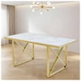 thumbnail image 3 of Heavenly Collection Faux Marble Dining Table, 3 of 3