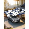 thumbnail image 3 of Retro Middle Waterproof Sun Shade Sail Ages Abstract Geometric Blue Black Square Outdoor Patio Sun Shades Canopy UV Block Waterproof Sunshade for Garden Backyard Deck Pergola 14x18 Ft, 3 of 9