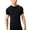 Black, variant on Active Men's Short Sleeve Compression Shirt with Stretch Fit and Moisture-Wicking Fabric - Large, Red