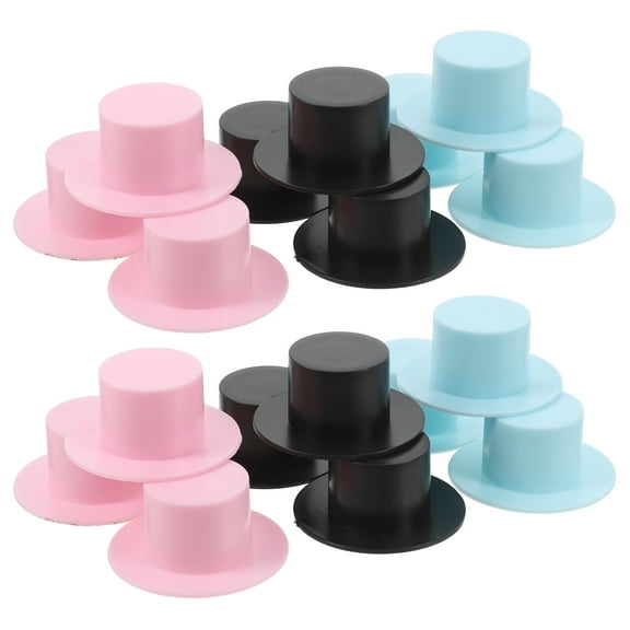 30 Pcs Clown Hat Mini Party Hats Tiny Hats for Crafts Doll Hats Hats for Small Heads