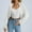 White, variant on Women Fashion Knitted Sweater Sun Cardigan Long Sleeve Knitted Cardigan Top Button up Sweater Cardigan Long Sweater Women Brigand Surf Sweater Women Womens Cardigans Long Sleeve Nice