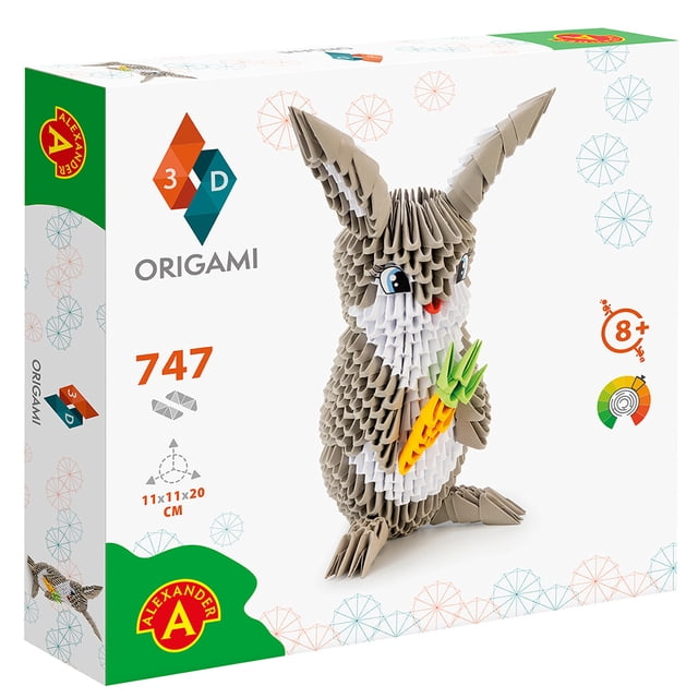 Papel para Manualidad Origami 3D Alexander A conejito 2557-O
