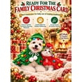 thumbnail image 6 of Christmas Tree Pet Cape Costume with Hood, Winter Holiday Cloak Outfit for Cats and Small Dogs, 6 of 10