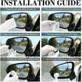thumbnail image 4 of Blind Spot Mirror, 2" Round HD Glass Frameless Convex Rear View Mirrors Exterior Accessories with Wide Angle Adjustable Stick for Car SUV and Trucks, Pack of 2, 4 of 6