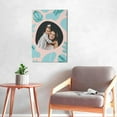 thumbnail image 6 of Custom Canvas Prints Pink And Turquoise Blob Vivid Bold General Greetings Mother's Day Personalized Photo Image Collage DIY Framed Kit Wall Art Picture Room Decor 16x20 inch, 6 of 7
