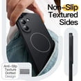 thumbnail image 3 of JETech Slim Case for Samsung Galaxy S26 Plus, Compatible with MagSafe, Anti-Slip Grip (Black), 3 of 7