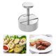 thumbnail image 5 of Prensa para hamburguesas Homemiyn, prensa para hamburguesas de acero inoxidable de primera calidad, máquina para hacer hamburguesas ajustable, 5 of 5