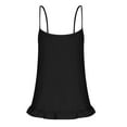 thumbnail image 7 of fatyb Womens Flowy Tank Tops Ruffle Hem Spaghetti Strap Camisole Lightweight Summer Beach Cami Shirts, 7 of 7