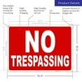 thumbnail image 3 of No Trespassing Sign,, 3 of 5