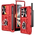 thumbnail image 1 of Funda VEGO para Samsung Galaxy Z Fold 4 con soporte para S Pen en rojo, 1 of 8