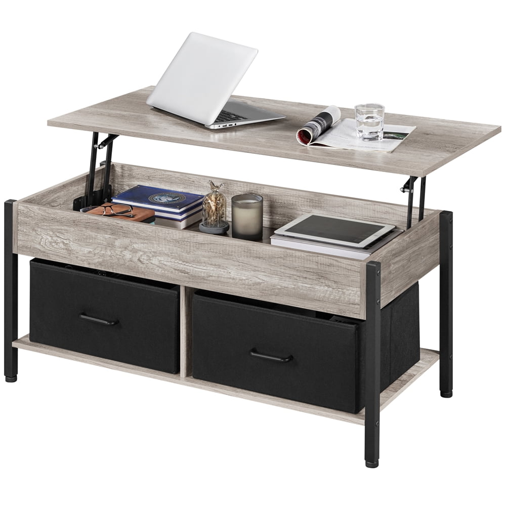 Buy Yaheetech Modern Lift Top Coffee Table with Hidden Compartment