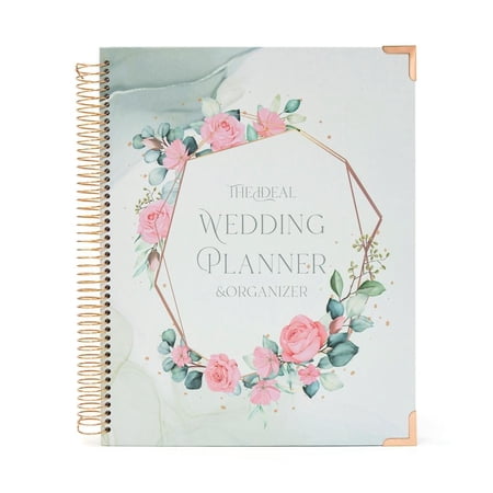 Yammee Floral Wedding Planner Bridal Planning Diary Organizer Book Wedding Journal Engagement Gift for Bride To Be