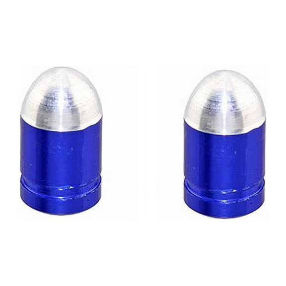 Alta Bicycle Bike Bicycle Bullet Presta Bike Valve Caps, Multiple Colors (Blue)