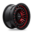 thumbnail image 3 of RTX Moab 17x9 5x127 ET-15 CB71.5 Gloss Black Machined Red Wheel, 3 of 3
