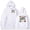 White, variant on Halloween Hoodie for Women Sweatshirt with Pockets Long Sleeve Fashion Casual Hooded Sweatshirt Tops