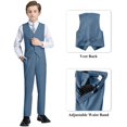 Boys Suit Set Formal Slim Fit Kids Tuxedo Suits for Wedding Teen