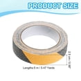 thumbnail image 2 of Anti Slip Traction Tape 6.47 Yards x 1 inch, Adhesive Grip Tape Safety Non Skid Tread Tape, Yellow/Black, 2 of 6