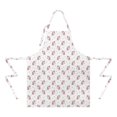 thumbnail image 2 of White Cartoon Unicorn Star Pattern Apron-Garden Aprons for Women with Pockets-Cotton Linen Waterproof Kitchen Cooking Gardening Aprons Adjustable for Kitchen,Cooking,BBQ and Salon 33x27 Inch, 2 of 7