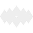 thumbnail image 4 of 16"W x 10 5/8"H x 1"ID x 5"C x 1"P Zoe Architectural Grade PVC Contemporary Ceiling Medallion, 4 of 11