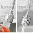 thumbnail image 6 of Kitchen Sink Faucet Sprayer Attachment 360° Rotatable Extender Tap Faucet Nozzle Head Water Shower Filter Anti-Splash Kitchen Accessories, 6 of 8
