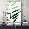 thumbnail image 3 of IDEA4WALL Framed Canvas Print Wall Art Green Color Blocks with Faded Textures Geometric Shapes Illustrations Modern Art Chic Colorful for Living Room, Bedroom, Office - 24"x36" White, 3 of 4