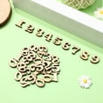 thumbnail image 4 of HEALEEP 100 Pcs Blank Wood Number Light Brown Educational Activities for Crafts, 4 of 6
