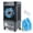Black, variant on Chateauy 1800 CFM Evaporative Cooling Fan with 4 Gal Water Tank for Patio Industrial Workshop
