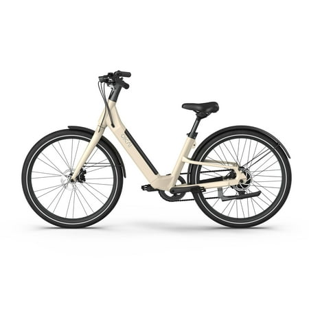UPC: 0608938951885 | OKAI Stride Electric Bike w/ 40 Miles Max Operating Range and 25 mph Max Speed – Desert Sand