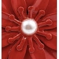 thumbnail image 3 of Flower Napkin Rings Set of 8 (Red Pearl), 3 of 3