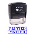 thumbnail image 2 of Printtoo Stamp PRINTED MATTER Self Inking Rubber Stamp Office Stationary-Blue, 2 of 2