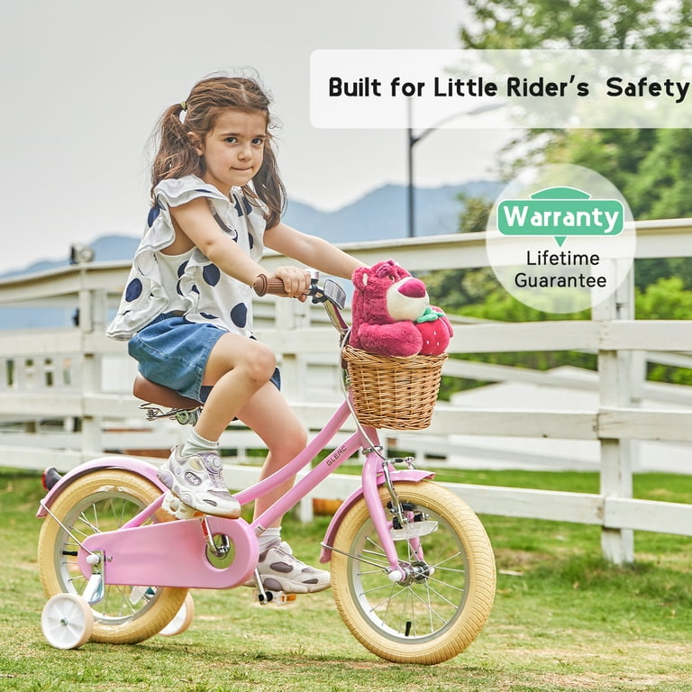 Glerc Little Molly 16 inch Kids Girls Bike for 4-7 Years Old