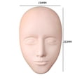 thumbnail image 4 of Silicone Tattoo 5D Face Eyebrow Embroidery Practice Skin Tools (Base), 4 of 5